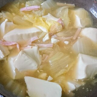 白菜と豆腐のトロトロ煮